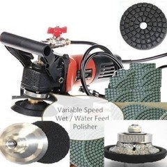 Wet Polisher granite concrete 1/2″ bullnose countertop refinishing remodeling