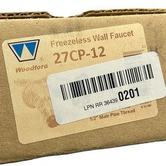 Woodford 27CP-12 Automatic Draining Freezeless Wall Faucet New Ships Quickly