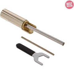 Hardware Essentials Satin Brass Hinge Pin Door Closer, 1 Count – Quiet & Compact