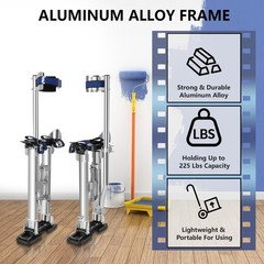 FAHKNS 18-30 Inch Aluminum Drywall Stilts Adjustable Height