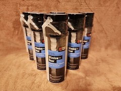 Lot of 6: Handi-Foam Window & Door Sealant W/Spray Nozzle. 12 oz. Cans