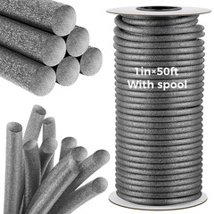 1 Inch X 50 Ft Foam Backer Rod for Gaps Joints Concrete Crack Filler Caulk Saver