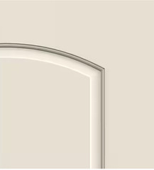 Caiman 2 Raised Panel Arch Top Solid Core Molded Interior Doors -Slabs & Prehung