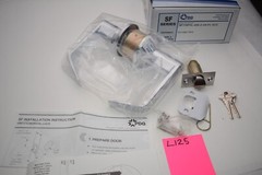 PDQ SF116 Entrance, Grade 2 Standard Duty Cylindrical Lock + Keys