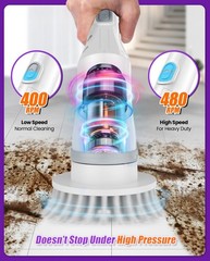 NBONEBS Electric Spin Scrubber, Cordless Shower Scrubber Rotary Floor Brushes…