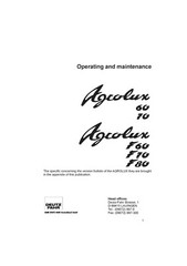 Deutz Agrolux 60,70,F60,F70,F80 – Use and Maintenance Manual on Paper