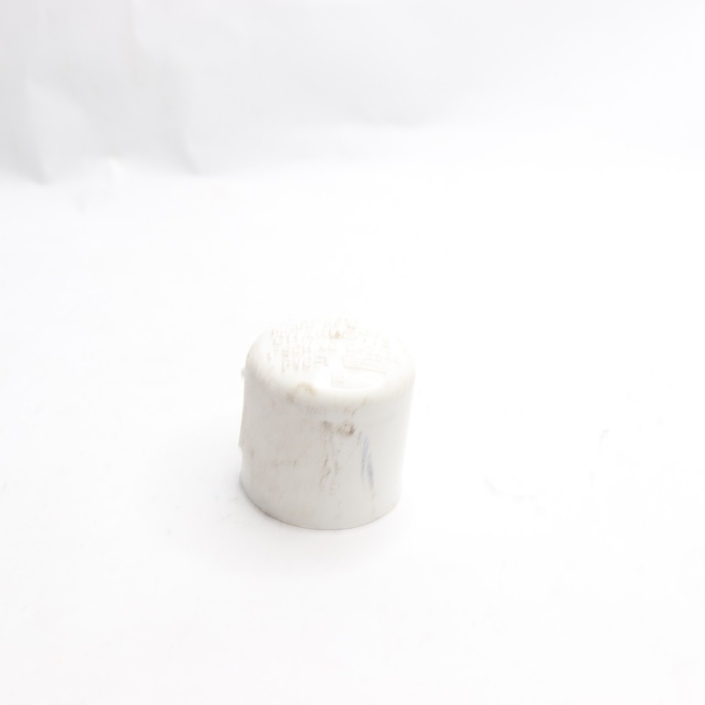 Charlotte Pipe Cap Socket Pressure Schedule 40 White 1″ PVC 02116 1000