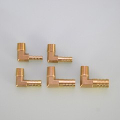 Hose Barb Elbow X1/8″~3/4″Male Npt Brass Pipe Fitting Thread Gas Fuel Water Air