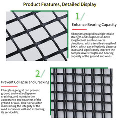 Universal Retaining Wall Geogrid Roll 4′ X 98′ for Walls up to 6 Feet in Height
