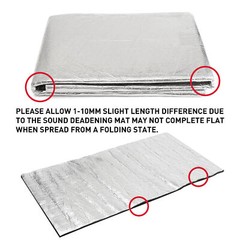 315″x17″ Automotive Sound Deadening Insulation Heat Barrier Noise Proof Deadener