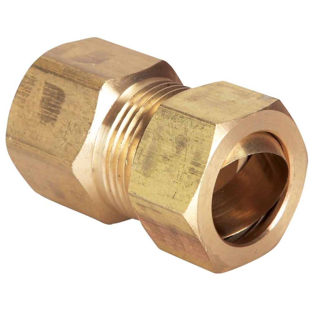Do it 5/8 In. x 1/2 In. Brass Union Compression Adapter 458310 SIM Supply, Inc.