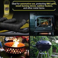 DEI High Temp Silicone Coating Spray 12oz Protects Exhaust Wraps Up to 1500F