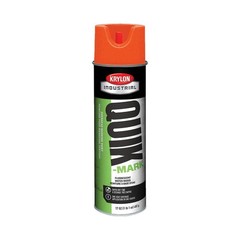KRYLON INDUSTRIAL K04002000 Marking Paint,20oz,Fluorescent RedOrange 38EK92