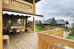 LOG HOUSE KIT # LH-237 ECO FRIENDLY WOOD PREFAB DIY BUILDING CABIN HOME DIY EASY