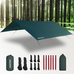 JAICOM Waterproof Camping Tarp – 10X10ft Hammock Rain Fly, Ultralight & Porta…