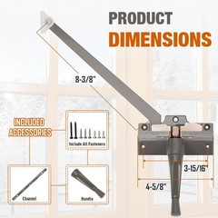 Touri Straight Arm Operator for Anderson Window Crank Replacement Stone