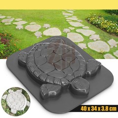 Turtle Shaped Stepping Stone Mold Concrete Cement DIY Paver for Garden Driveway