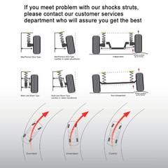 Front Shocks Struts 2pc for Lexus ES350 07-09 Toyota Camry 07-11 339023 339024