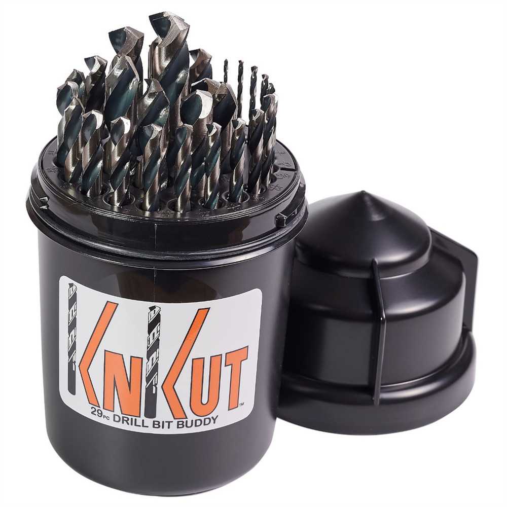 KnKut 29KK5DB KnKut KnKut 29 Piece Drill Buddy Jobber Length Drill Bit Set 1/16″