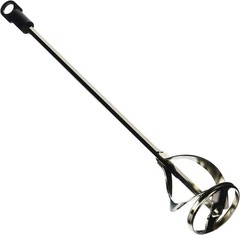 Paint and Mud Mixer for Drill – Mixes 1 to 3 Gallons – 15 3/4″ Length – 5/16″ He