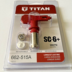 Titan 662-515A SC-6+ Reversible Airless Spray Tip Longest Lasting 5000 PSI