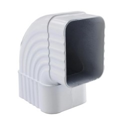 90° Gutter Elbow 2×3 Aluminum Downspout Roofing downspout white