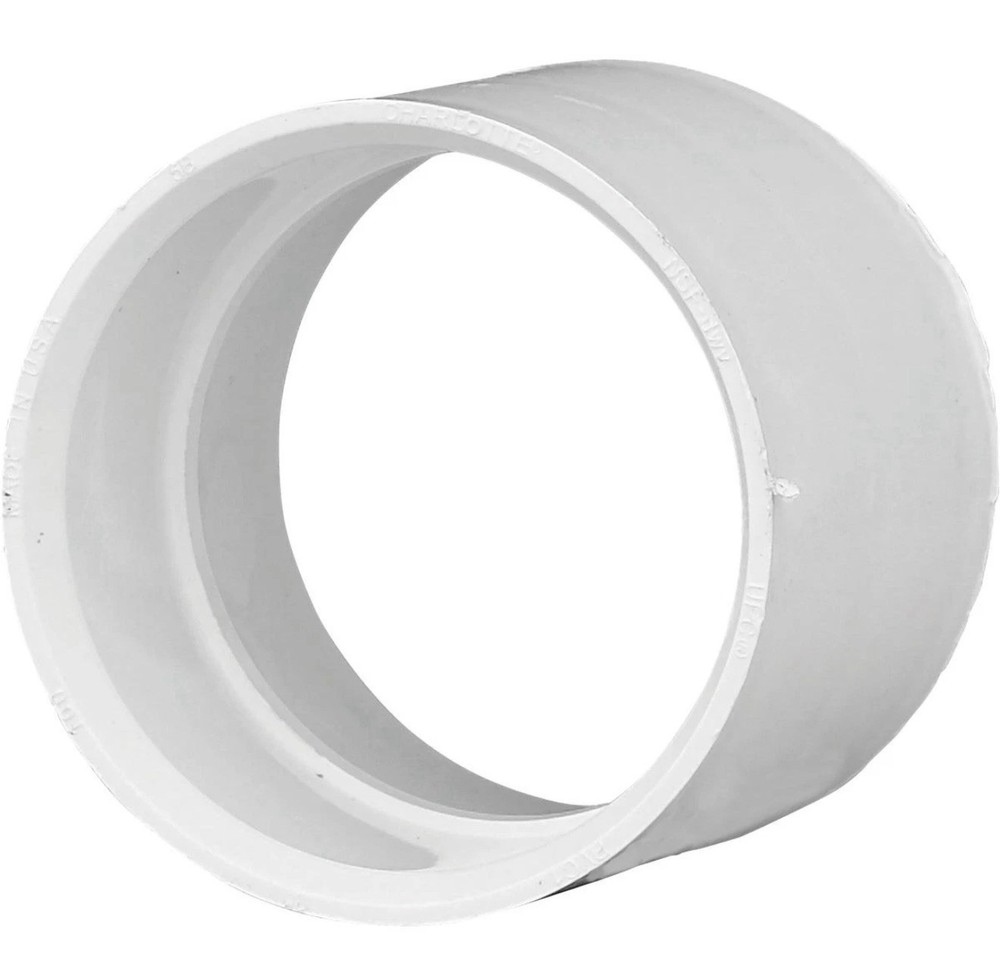 Charlotte Pipe 3 In. Hub Schedule 40 DWV PVC Coupling PVC 00100 1200HA