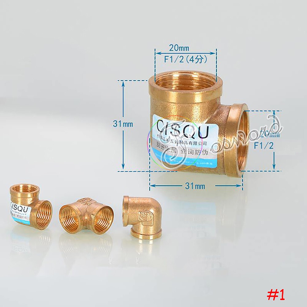 1/2″ 3/4″ Male/Female Thread BSP Elbow Brass Fitting Pipe Reducer Connector