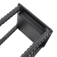 2PCS Wet Concrete Fence Post Holder U-Shape Post Base Holder for Fence, Gazebos