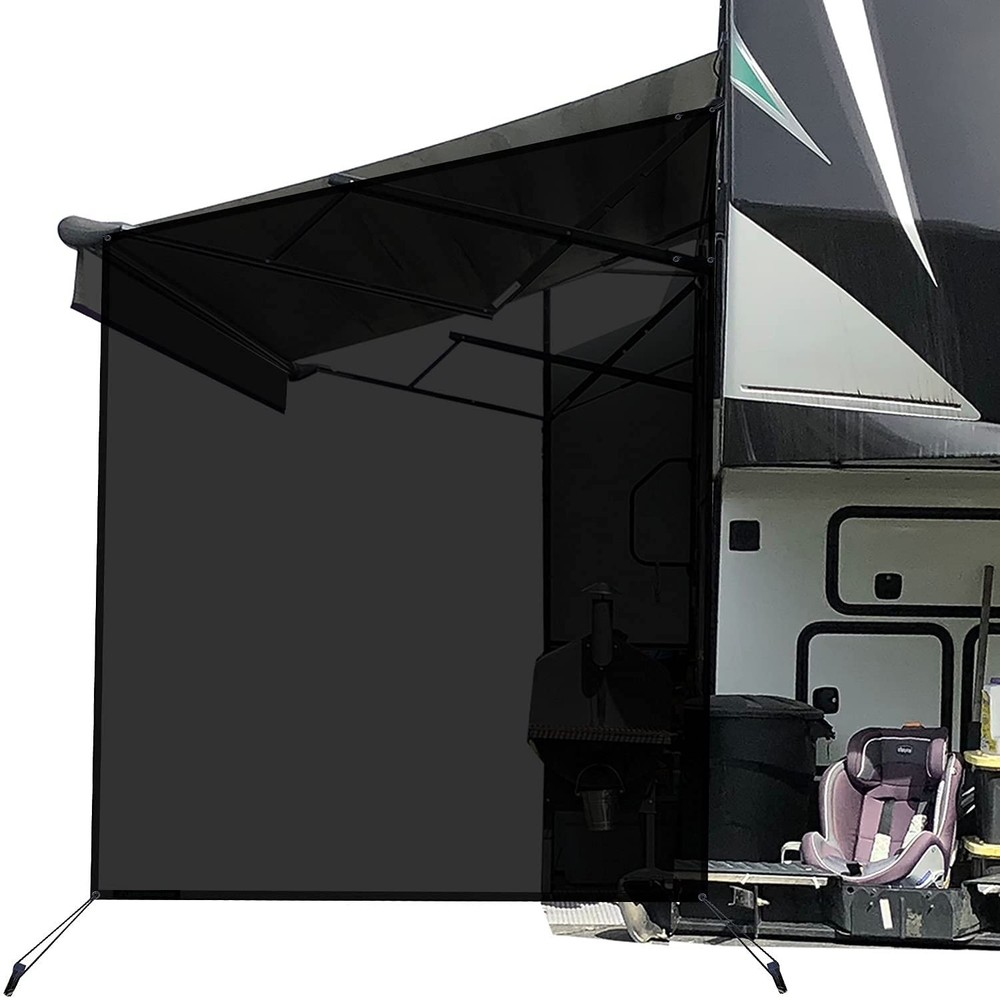 leaveshade RV Awning Side Sun Shade Screen (9’X7′) Mesh Screen Shade for Camp…