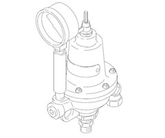 GRACO LOW PRESSURE FLUID REGULATOR;T1 -(209030)