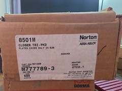 Norton ASSA ABLOY Door Closer TRI. 8501 /689 BRAND NEW w/Instructions 8501