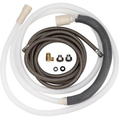 GE Large-Port 10-ft Dishwasher Drain Hose and Connector Kit
