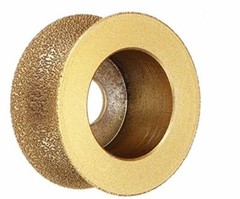 2″ Full Bullnose 50mm Router Bit 5″ Diamond Polishing Pad granite glass marble