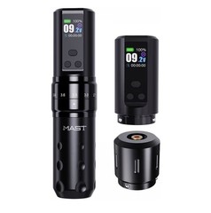Mast Fold2 Pro Tattoo Gun, Wireless Rotary Pen Machine, 2 Batteries 2,000mAh