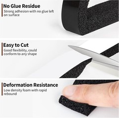 Adjustable Foam Seal Tape – Durable Insulation for Windows, AC & Automotive Uses
