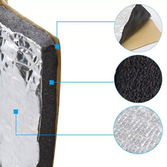 10mm Fireproof Sound Deadener Heat Insulation Mat For High temperature equipment