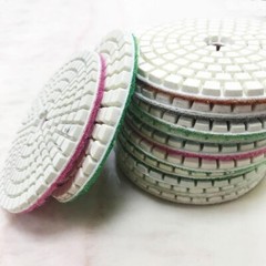 47PCS 4″ 5″ Diamond Pads Contractor Jobsite Tool Granite Marble Wet Polisher