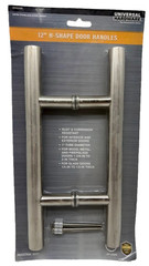 Universal Hardware H Style 12 in. Stainless Steel Pull Handle