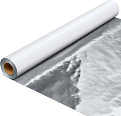 1000SF (6ft) White REFLECTIVE Vapor Barrier Crawlspace ENCAPSULATION Insulation