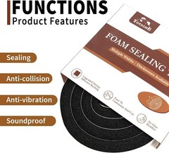 Adjustable Foam Seal Tape – Durable Insulation for Windows, AC & Automotive Uses