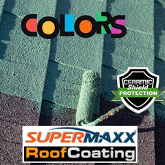 CERAMIC ROOF COATING IN COLORS FOR ASPHALT SHINGLES RENEW PROTECT – 5.5 GALLONS