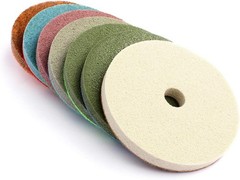 Complete Stone Restoration Kit 5″ Diamond Pads Sponge Pads Wet Polisher