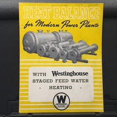 Vtg Westinghouse Electric Catalog ~ Staged Feed Water Heating ~ Power Plants ’39