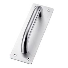 Stainless Steel Door Pull Handle 11.8 Inches Plate Commercial Door Handle – N…