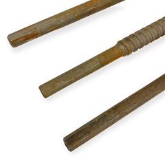 10, 12, 13 in Length Carbide Tipped Straight Shank Rotary Rebar Cutters, 3 Pcs