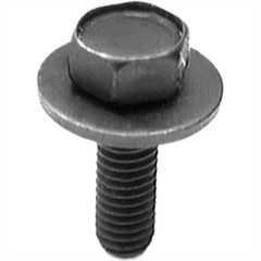 AVC.12067 AUVECO 12067 Hex Head Sems C Point Body Bolt, M6 x 1 mm x 20 mm L x 1