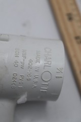 Charlotte Pipe Reducing Tee PVC Schedule 40 1-1/4 x Slip x 1-1/4 D FPT 402-166