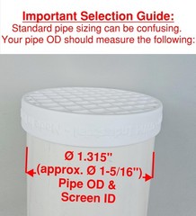 8″ PVC Size Selections