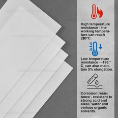 PTFE PLATE SHEET HIGH TEMPERATURE, LOW FRICTION ENGINEERING PLASTICS 0.5mm-30mm